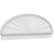 Ekena Millwork Elliptical Sunburst Architectural Grade PVC Combination Pediment, 66"W x 23-3/8"H x 2-3/4"P PEDPC066X235ELL01 - alternate 1